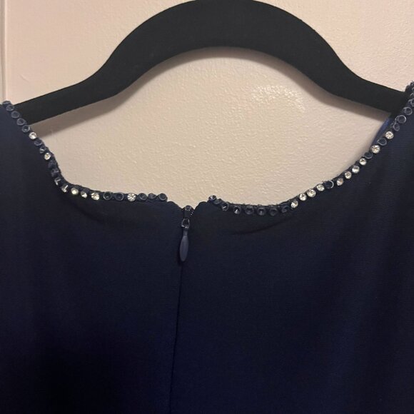 Alex Evenings Dark Blue Dress - Picture 3 of 5